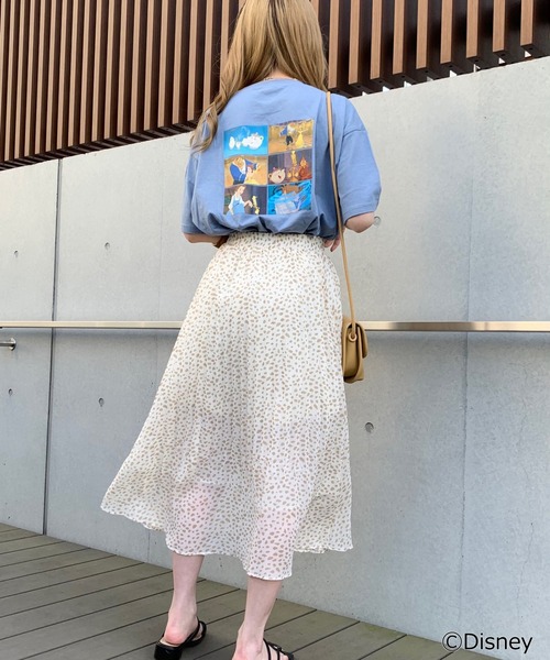 WEGO（ウィゴー）の「WEGO/別注 Disney シーンTシャツ（Tシャツ/カットソー・レディース・ホワイト/ダークグリーン/パープル/ピンク/イエロー/ブルー/グリーン/その他1/その他2/スミクロ/その他6/その他5/アイボリー・FREE）」の21枚目の写真