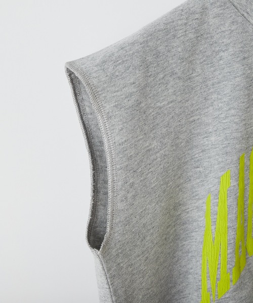 CIAOPANIC TYPY（チャオパニックティピー）の「【KIDS】MAGNIFICENT カレッジPt ノースリーブチュニックTee（Tシャツ/カットソー・キッズ・ホワイト/グレー/イエロー・SMALL/X-LARGE/MEDIUM/XX-LARGE/LARGE）」の5枚目の写真