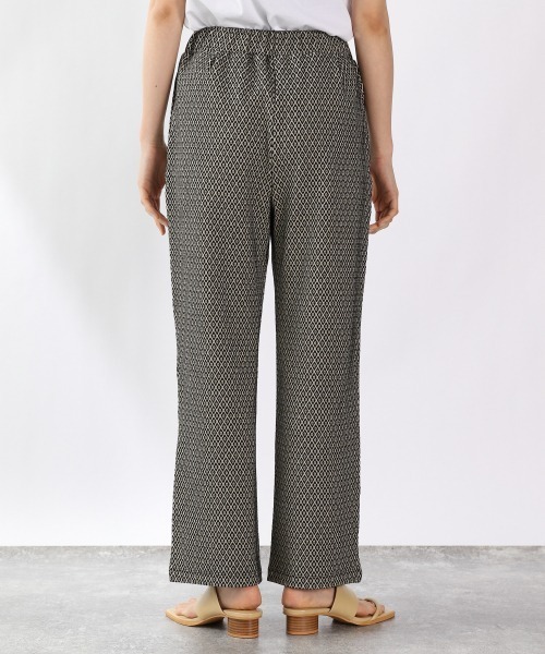 LOWRYS FARM（ローリーズファーム）の「カットジャガードパンツ２　946921（その他パンツ・レディース・ブラック/ダークブラウン/グレー・FREE）」の9枚目の写真