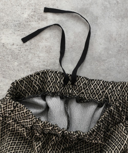 LOWRYS FARM（ローリーズファーム）の「カットジャガードパンツ２　946921（その他パンツ・レディース・ブラック/ダークブラウン/グレー・FREE）」の12枚目の写真