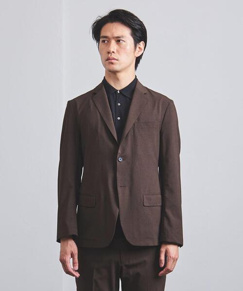 UNITED ARROWS（ユナイテッドアローズ）の「＜UNITED ARROWS "COZY"＞ ファンクション ポリエステル/タフタ S2B（テーラードジャケット・メンズ・ダークブラウン/グレー・SMALL/MEDIUM/LARGE/X-LARGE）」の3枚目の写真
