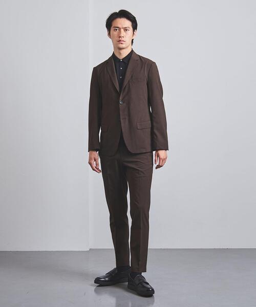 UNITED ARROWS（ユナイテッドアローズ）の「＜UNITED ARROWS "COZY"＞ ファンクション ポリエステル/タフタ S2B（テーラードジャケット・メンズ・ダークブラウン/グレー・SMALL/MEDIUM/LARGE/X-LARGE）」の7枚目の写真