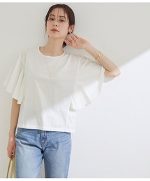 ROPE' | 【洗える】クリア天竺フレアースリーブプルオーバー(Tシャツ/カットソー)