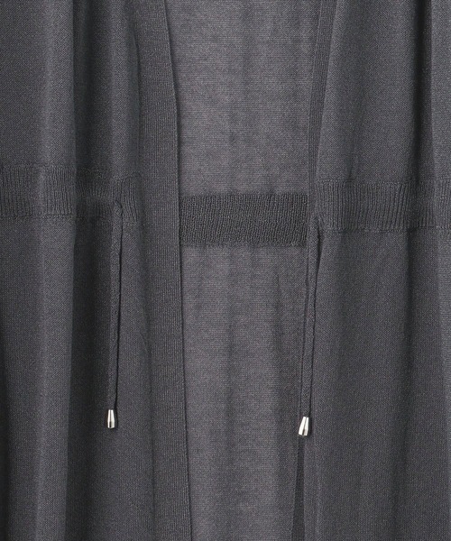 NICOLE white（ニコルホワイト）の「ウエストドロストロングカーディガン（カーディガン/ボレロ・レディース・チャコールグレー/ライトグレー/オフホワイト/その他1・FREE）」の16枚目の写真