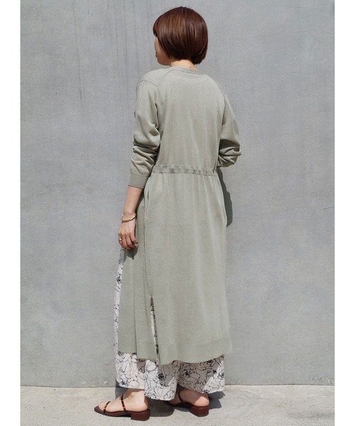 NICOLE white（ニコルホワイト）の「ウエストドロストロングカーディガン（カーディガン/ボレロ・レディース・チャコールグレー/ライトグレー/オフホワイト/その他1・FREE）」の11枚目の写真