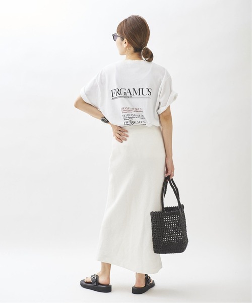 plage（プラージュ）の「バックプリントTシャツ2◆（Tシャツ/カットソー・レディース・チャコールグレー/ホワイト・FREE）」の22枚目の写真