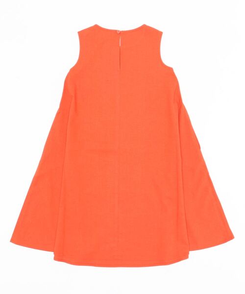 LOWRYS FARM（ローリーズファーム）の「Aラインカラーノースリーブワンピース　947643（ワンピース・キッズ・ブラック/グリーン/パープル/オレンジ・110cm/120cm/130cm）」の5枚目の写真