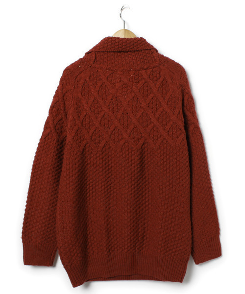 ZARA（ザラ）の「長袖ニット（ニット/セーター・レディース・レッド・-）」の2枚目の写真