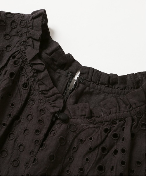 La TOTALITE（ラトータリテ）の「エンブロイダリーティアードワンピース【手洗い可能】◆（ワンピース・レディース・ブラック/パープル・FREE）」の20枚目の写真