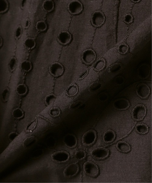 La TOTALITE（ラトータリテ）の「エンブロイダリーティアードワンピース【手洗い可能】◆（ワンピース・レディース・ブラック/パープル・FREE）」の12枚目の写真