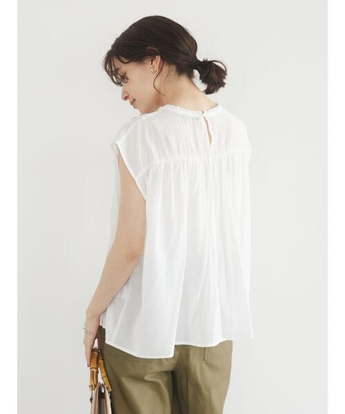 Sugar spoon（シュガースプーン）の「・SUGAR SPOON ヨーク刺繍ブラウス＊（シャツ/ブラウス・レディース・ピンク/ブルー/ブラック/オフホワイト・FREE）」の10枚目の写真