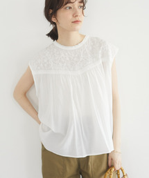 ・SUGAR SPOON ヨーク刺繍ブラウス＊