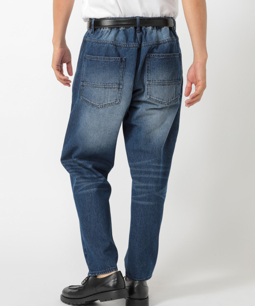 UNION STATION(ユニオンステーション)の「“Finally Friday” 【ついにきた金曜日】【10oz】コットン100%ワイドテーパードシルエットデニム(デニムパンツ・メンズ・ブラック/ブルー・S/M/L)」の14枚目の写真