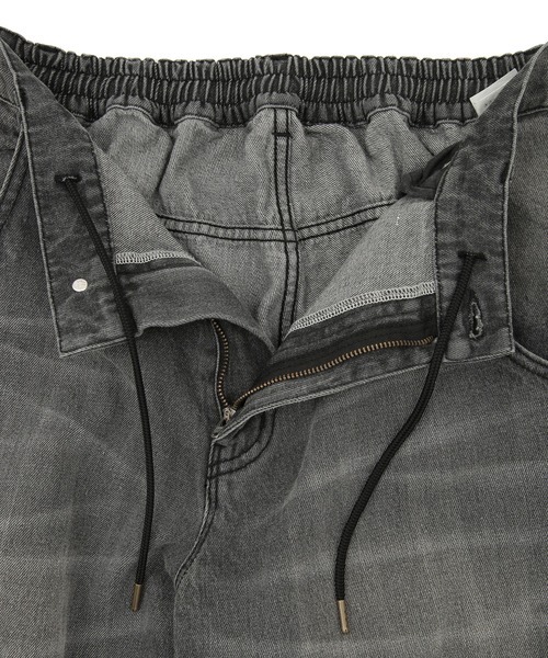 UNION STATION(ユニオンステーション)の「“Finally Friday” 【ついにきた金曜日】【10oz】コットン100%ワイドテーパードシルエットデニム(デニムパンツ・メンズ・ブラック/ブルー・S/M/L)」の18枚目の写真