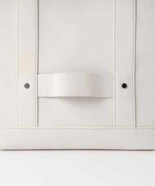 green label relaxing（グリーンレーベルリラクシング）の「LT WT SMALL 2WAY トートバッグ（ショルダーバッグ・レディース・ライトグレー/ブラック・FREE）」の4枚目の写真