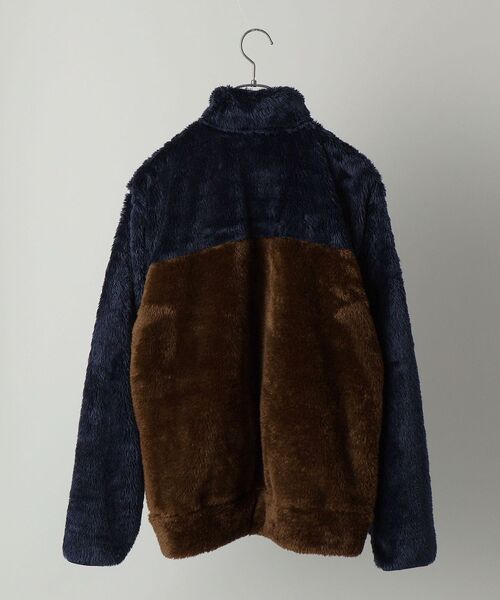 Champion（チャンピオン）の「【WEB限定/SHIPS別注】Champion: シェルパフリース バイカラー ジップ ブルゾン（ブルゾン・メンズ・ベージュ/ネイビー/ブラウン/オリーブ・SMALL/MEDIUM/LARGE/X-LARGE）」の10枚目の写真