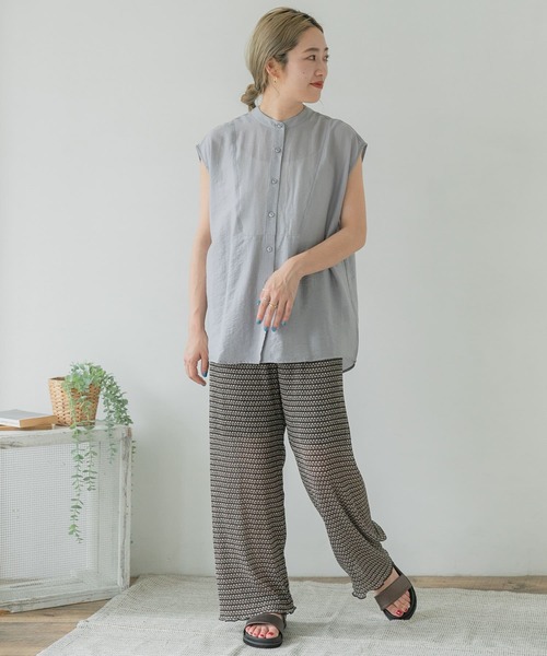 ITEMS URBANRESEARCH（アイテムズ アーバンリサーチ）の「ガライージープリーツパンツ（その他パンツ・レディース・ブラウン/ブラック/アイボリー・FREE）」の19枚目の写真