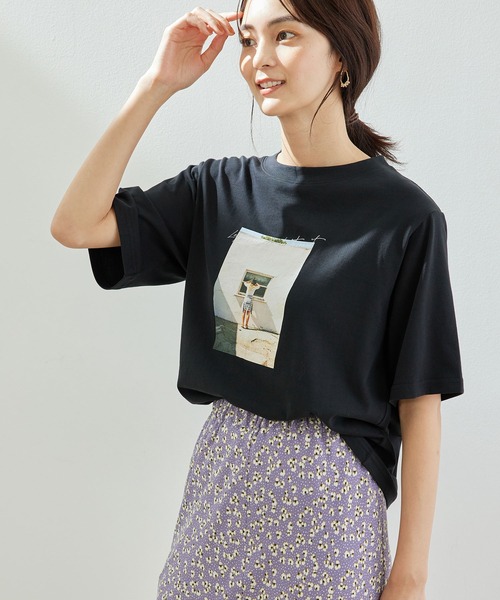 ROPE' PICNIC（ロペピクニック）の「【ORGABITS】アソートTシャツ（Tシャツ/カットソー・レディース・ホワイト系その他/ブラック/ブラック系その他/グリーン/ホワイト・38）」の5枚目の写真