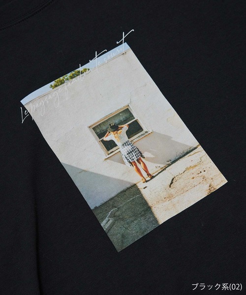 ROPE' PICNIC（ロペピクニック）の「【ORGABITS】アソートTシャツ（Tシャツ/カットソー・レディース・ホワイト系その他/ブラック/ブラック系その他/グリーン/ホワイト・38）」の18枚目の写真