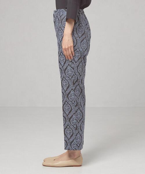 closet story（クローゼットストーリー）の「＜closet story（クローゼットストーリー）＞アラベスク ジャカード ストレートパンツ（スラックス・レディース・ライトブルー/ネイビー・FREE）」の12枚目の写真
