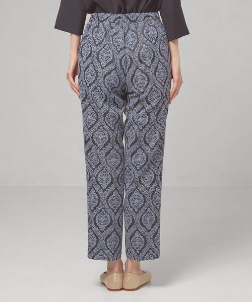 closet story（クローゼットストーリー）の「＜closet story（クローゼットストーリー）＞アラベスク ジャカード ストレートパンツ（スラックス・レディース・ライトブルー/ネイビー・FREE）」の14枚目の写真