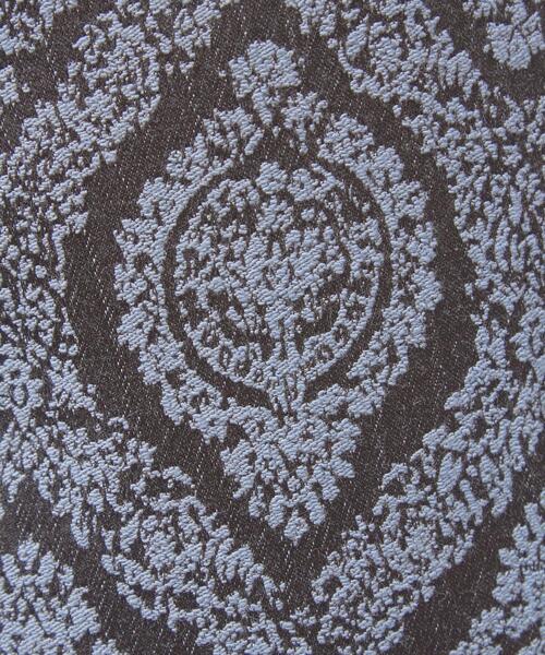 closet story（クローゼットストーリー）の「＜closet story（クローゼットストーリー）＞アラベスク ジャカード ストレートパンツ（スラックス・レディース・ライトブルー/ネイビー・FREE）」の9枚目の写真