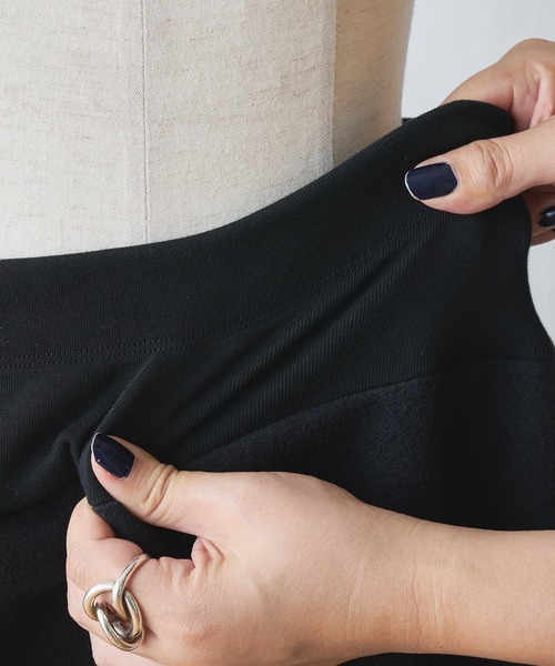 BEARDSLEY（ビアズリー）の「セットアップ可 ブークレダンボールパンツ（その他パンツ・レディース・ブラック/アイボリー/カーキ/ネイビー・2/1/0）」の9枚目の写真