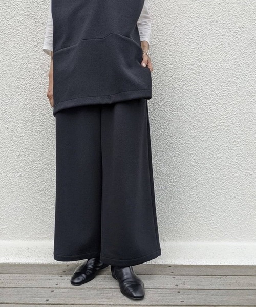 BEARDSLEY（ビアズリー）の「セットアップ可 ブークレダンボールパンツ（その他パンツ・レディース・ブラック/アイボリー/カーキ/ネイビー・2/1/0）」の13枚目の写真