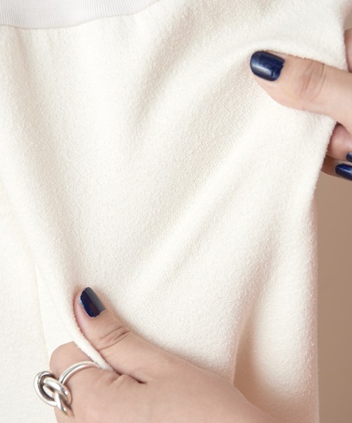 BEARDSLEY（ビアズリー）の「セットアップ可 ブークレダンボールパンツ（その他パンツ・レディース・ブラック/アイボリー/カーキ/ネイビー・2/1/0）」の19枚目の写真