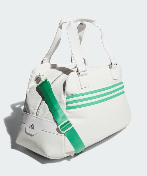 THREE STRIPE ゴルフバッグ ホワイト/ブラック　アディダス レディース アディダス ゴルフ 8.5型 軽量 クラシックスリー