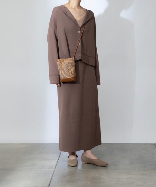 COLONY 2139（コロニートゥーワンスリーナイン）の「エステルヤーンペンシルスカート(セットアップ可)（スカート・レディース・ブラック/グレイッシュベージュ/モカ・LARGE/MEDIUM）」の11枚目の写真