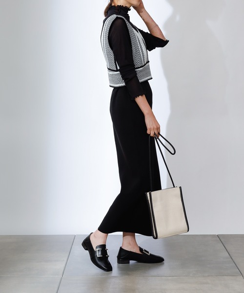 COLONY 2139（コロニートゥーワンスリーナイン）の「エステルヤーンペンシルスカート(セットアップ可)（スカート・レディース・ブラック/グレイッシュベージュ/モカ・LARGE/MEDIUM）」の17枚目の写真