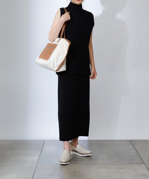 COLONY 2139（コロニートゥーワンスリーナイン）の「エステルヤーンペンシルスカート(セットアップ可)（スカート・レディース・ブラック/グレイッシュベージュ/モカ・LARGE/MEDIUM）」の20枚目の写真