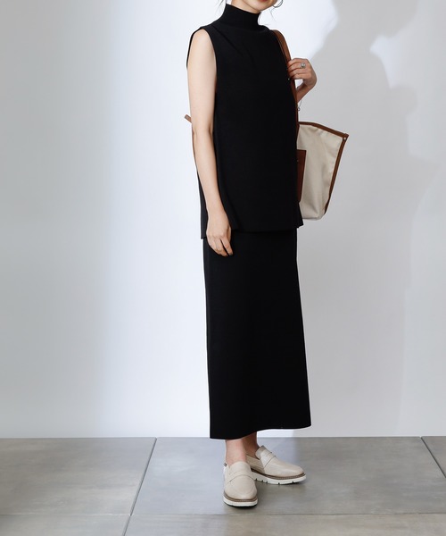 COLONY 2139（コロニートゥーワンスリーナイン）の「エステルヤーンペンシルスカート(セットアップ可)（スカート・レディース・ブラック/グレイッシュベージュ/モカ・LARGE/MEDIUM）」の22枚目の写真
