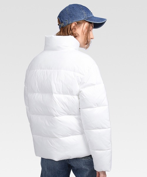 tommy jeans（トミー ジーンズ）の「ロゴパッファジャケット（ダウンジャケット/コート・レディース・ネイビー/ホワイト/ピンク・LARGE/MEDIUM/SMALL/X-SMALL）」の8枚目の写真