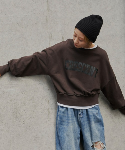 Auntie Rosa Holiday（アンティローザホリデー）の「2WAY裏毛ボタンカーデ（スウェット・レディース・ブラック/ブラウン/グレー/オフホワイト・FREE）」の4枚目の写真