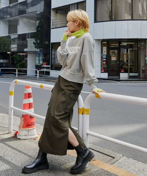 Auntie Rosa Holiday（アンティローザホリデー）の「2WAY裏毛ボタンカーデ（スウェット・レディース・ブラック/ブラウン/グレー/オフホワイト・FREE）」の6枚目の写真