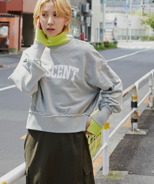 Auntie Rosa Holiday（アンティローザホリデー）の「2WAY裏毛ボタンカーデ（スウェット・レディース・ブラック/ブラウン/グレー/オフホワイト・FREE）」の8枚目の写真