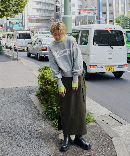 Auntie Rosa Holiday（アンティローザホリデー）の「2WAY裏毛ボタンカーデ（スウェット・レディース・ブラック/ブラウン/グレー/オフホワイト・FREE）」の16枚目の写真