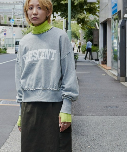 Auntie Rosa Holiday（アンティローザホリデー）の「2WAY裏毛ボタンカーデ（スウェット・レディース・ブラック/ブラウン/グレー/オフホワイト・FREE）」の17枚目の写真