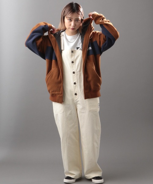 AVIREX（アヴィレックス）の「2トーン ビッグ フリース パーカー / 2TONE BIG FLEECE PARKA / アヴィレックス / AVIREX（その他アウター・メンズ・アイボリー/ブラウン/ネイビー/カモフラージュ・MEDIUM/LARGE/X-LARGE）」の6枚目の写真