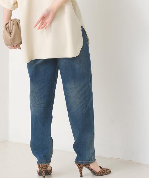 OMNES(オムネス)の「ストレッチデニム バルーンパンツ(デニムパンツ・レディース・ブラック系その他/ブルー系その他/ワンウォッシュ/ホワイト系その他・SMALL/MEDIUM/LARGE/X-LARGE)」の22枚目の写真