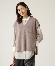 NATURAL BEAUTY BASIC | 畦フォルムベスト(ベスト)