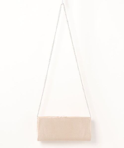 LUGG NAGG(ラグナグ)の「ラディアルプリーツパールパーティークラッチバッグ(クラッチバッグ・レディース・ベージュ/グレー/ネイビー/ブラック・FREE)」の9枚目の写真
