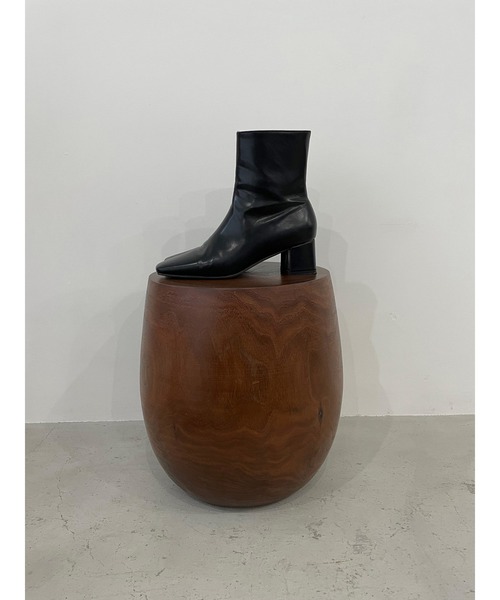 lawgy(ラウジー)の「soft square chunky heel boots(ブーツ・レディース・ブラック/ベージュ/ブラウン/アイボリー・S/M/L)」の16枚目の写真