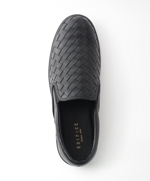 EDIFICE（エディフィス）の「ドレススニーカー スリッポン（スリッポン・メンズ・ホワイト/ブラック・25cm/26cm/27cm/28cm）」の8枚目の写真