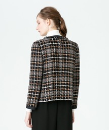 allureville（アルアバイル）の「ビックチェックノーカラージャケット