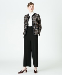 allureville（アルアバイル）の「ビックチェックノーカラージャケット