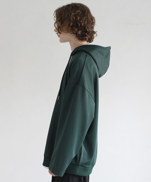 ETELIO（エテリオ）の「ボリューム袖ハイカウントポンチプルパーカー（パーカー・メンズ・チャコール/ブラック/モカ/ワイン/グリーン・L/S/M）」の18枚目の写真