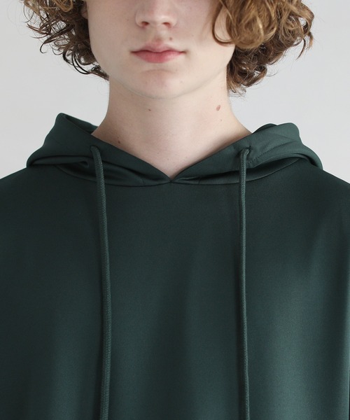 ETELIO（エテリオ）の「ボリューム袖ハイカウントポンチプルパーカー（パーカー・メンズ・チャコール/ブラック/モカ/ワイン/グリーン・L/S/M）」の20枚目の写真